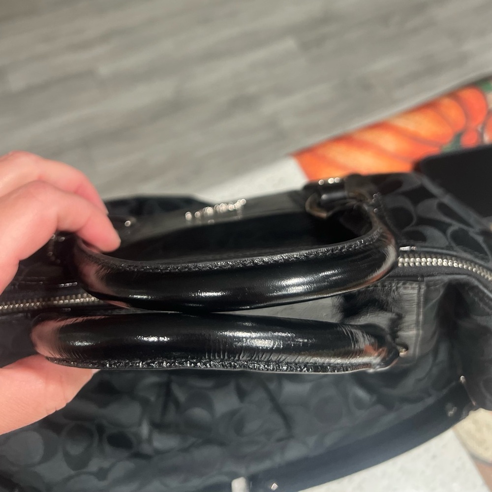 Coach Black Satchel Bag - Picture 4 of 11